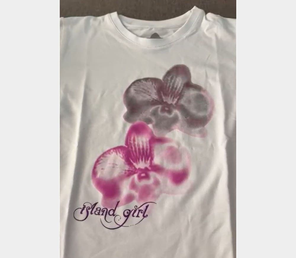 Baby Tee — Orchids Airbrush